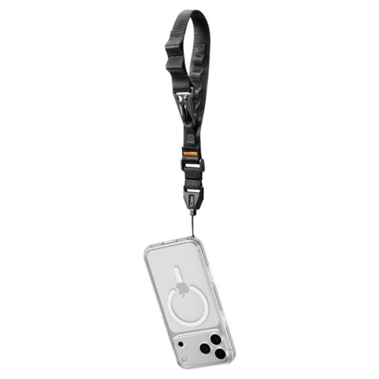 Șnur de mână universal Spigen Wrist Lanyard Strap (Strap 1P) DA30S, Negru (Încărcătoare Wireless, AFA10615) by www.silkase.ro