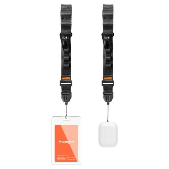 Șnur de mână universal Spigen Wrist Lanyard Strap (Strap 1P) DA30S, Negru (Încărcătoare Wireless, AFA10615) by www.silkase.ro