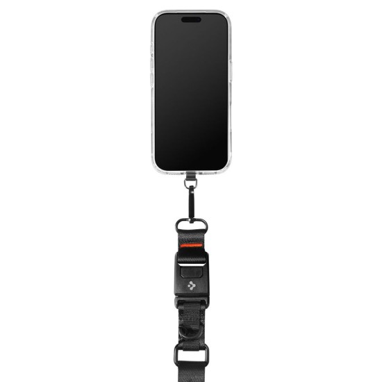 Curea de Umăr Universală Spigen Crossbody Lanyard Strap (Strap 1P + ConTag 1P + Connector 2P) DA30M, Black Curea de Umăr Universală Spigen Crossbody Lanyard Strap (Strap 1P + ConTag 1P + Connector 2P) DA30M, Black (Încărcătoare Rețea, AFA10616) by www.silkase.ro