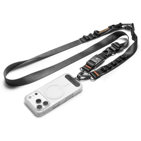 Curea de Umăr Universală Spigen Crossbody Lanyard Strap (Strap 1P + ConTag 1P + Connector 2P) DA30M, Black Curea de Umăr Universală Spigen Crossbody Lanyard Strap (Strap 1P + ConTag 1P + Connector 2P) DA30M, Black (Încărcătoare Rețea, AFA10616) by www.silkase.ro