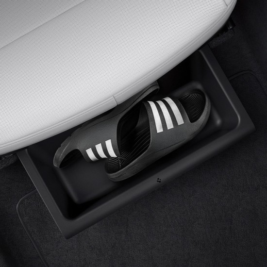 Organizator Depozitare sub Scaun Spigen pentru Tesla Model Y (Juniper), Negru (Accesorii auto, ACP10638) by www.silkase.ro