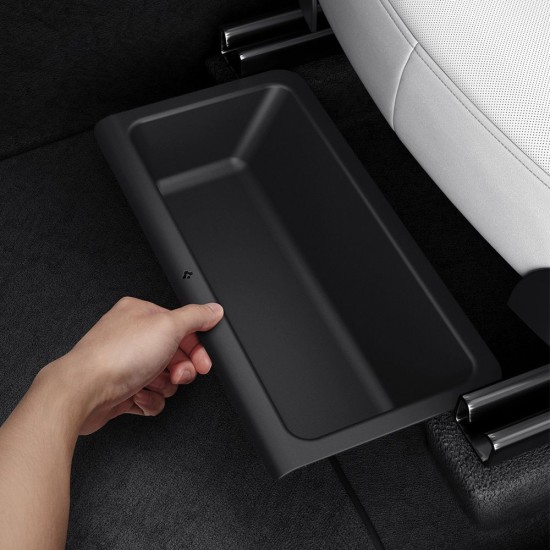 Organizator Depozitare sub Scaun Spigen pentru Tesla Model Y (Juniper), Negru (Accesorii auto, ACP10638) by www.silkase.ro