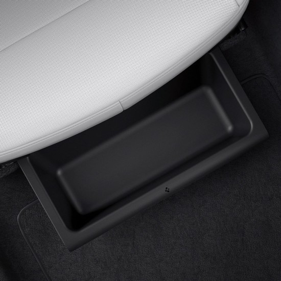 Organizator Depozitare sub Scaun Spigen pentru Tesla Model Y (Juniper), Negru (Accesorii auto, ACP10638) by www.silkase.ro