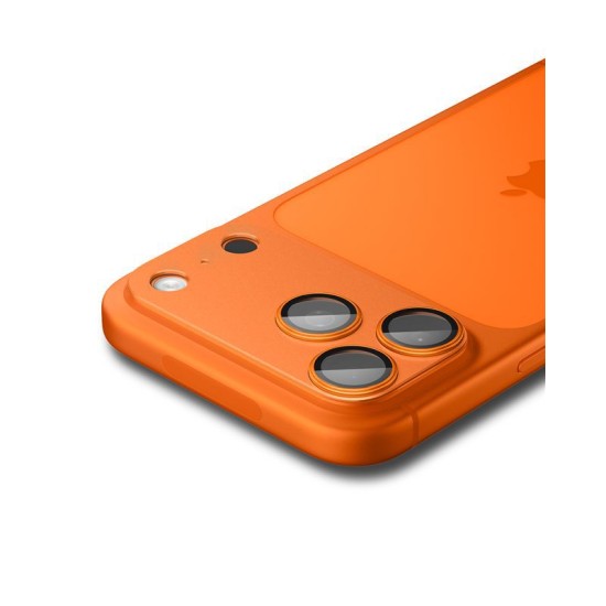 Protectie camera XL Spigen Glas.tR EZ Fit Optik Pro pentru iPhone 17 Pro, portocalie (Spigen, Ingredi) by www.silkase.ro Protectie camera XL Spigen Glas.tR EZ Fit Optik Pro pentru iPhone 17 Pro, portocalie (iPhone 17 Pro, AGL10645) by www.silkase.ro
