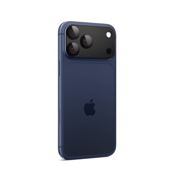 Protectie camera XL Spigen Glas.tR EZ Fit Optik Pro pentru iPhone 17 Pro Max, neagra (iPhone 17 Pro Max, AGL10649) by www.silkase.ro