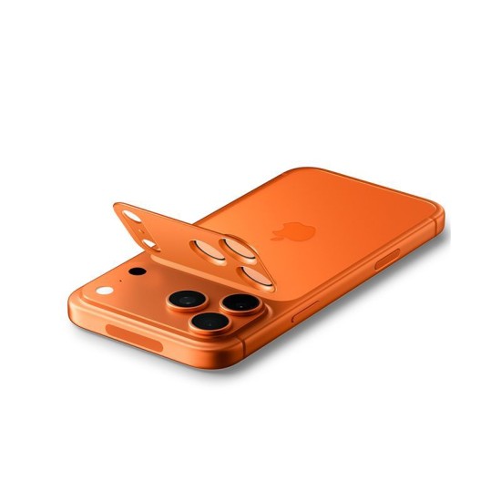 Protectie camera XL Spigen Glas.tR EZ Fit Optik Pro pentru iPhone 17 Pro Max, portocalie (Spigen, Ingredi) by www.silkase.ro Protectie camera XL Spigen Glas.tR EZ Fit Optik Pro pentru iPhone 17 Pro Max, portocalie (iPhone 17 Pro Max, AGL10650) by www.silkase.ro