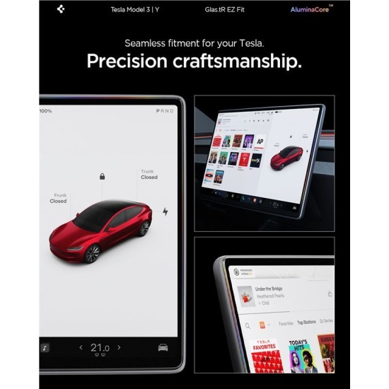 Folie Protectie Ecran Spigen EZ Fit pentru Tesla Model Y (2025/2026) si Model 3 (2024-2026), Transparenta, 15.4 inch Folie Protectie Ecran Spigen EZ Fit pentru Tesla Model Y (2025/2026) si Model 3 (2024-2026), Transparenta, 15.4 inch (Model 3, AGL10654) by www.silkase.ro