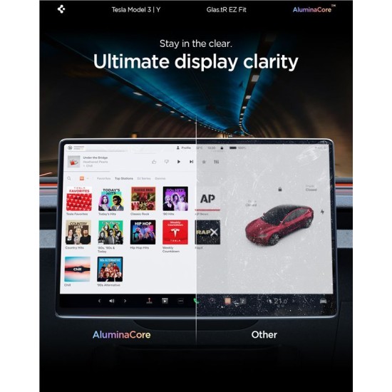 Folie Protectie Ecran Spigen EZ Fit pentru Tesla Model Y (2025/2026) si Model 3 (2024-2026), Transparenta, 15.4 inch Folie Protectie Ecran Spigen EZ Fit pentru Tesla Model Y (2025/2026) si Model 3 (2024-2026), Transparenta, 15.4 inch (Model 3, AGL10654) by www.silkase.ro