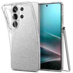 Husa Spigen Liquid Crystal Glitter pentru Samsung Galaxy S26 Ultra, Cuart Cristal