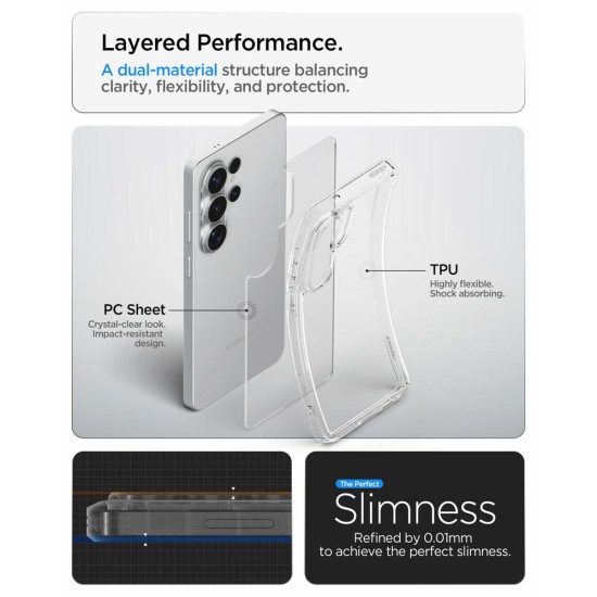 Husa Spigen Ultra Hybrid pentru Samsung Galaxy S26 Ultra, Transparent Husa Spigen Ultra Hybrid pentru Samsung Galaxy S26 Ultra, Transparent (S26 Ultra, ACS10677) by www.silkase.ro