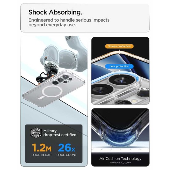 Husa Spigen Ultra Hybrid MagSafe pentru Samsung Galaxy S26 Ultra, Alb Transparent Husa Spigen Ultra Hybrid MagSafe pentru Samsung Galaxy S26 Ultra, Alb Transparent (S26 Ultra, ACS10679) by www.silkase.ro