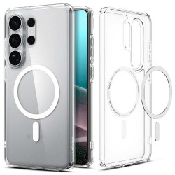 Husa Spigen Ultra Hybrid MagSafe pentru Samsung Galaxy S26 Ultra, Alb Transparent Husa Spigen Ultra Hybrid MagSafe pentru Samsung Galaxy S26 Ultra, Alb Transparent