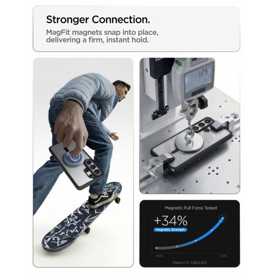 Husa Spigen Ultra Hybrid MagSafe pentru Samsung Galaxy S26 Ultra, Negru Mat (S26 Ultra, ACS10680) by www.silkase.ro