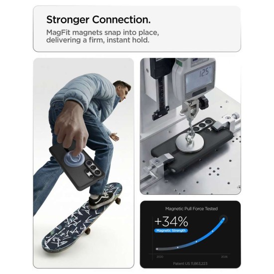 Husa Spigen Ultra Hybrid MagSafe pentru Samsung Galaxy S26 Ultra, Negru Frost Husa Spigen Ultra Hybrid MagSafe pentru Samsung Galaxy S26 Ultra, Negru Frost (S26 Ultra, ACS10681) by www.silkase.ro