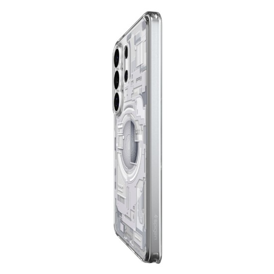 Husa Spigen Ultra Hybrid MagSafe pentru Samsung Galaxy S26 Ultra, Zero One Alb (S26 Ultra, ACS10683) by www.silkase.ro
