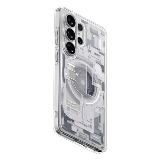 Husa Spigen Ultra Hybrid MagSafe pentru Samsung Galaxy S26 Ultra, Zero One Alb (S26 Ultra, ACS10683) by www.silkase.ro