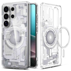 Husa Spigen Ultra Hybrid MagSafe pentru Samsung Galaxy S26 Ultra, Zero One Alb Husa Spigen Ultra Hybrid MagSafe pentru Samsung Galaxy S26 Ultra, Zero One Alb