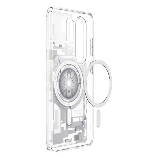 Husa Spigen Ultra Hybrid MagSafe pentru Samsung Galaxy S26 Ultra, Zero One Alb (S26 Ultra, ACS10683) by www.silkase.ro