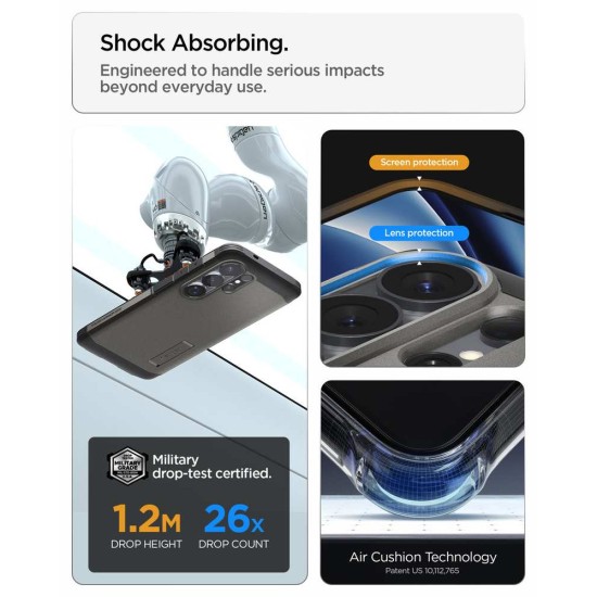 Husa Spigen Tough Armor MagSafe Samsung S26 Ultra, Gunmetal (S26 Ultra, ACS10685) by www.silkase.ro