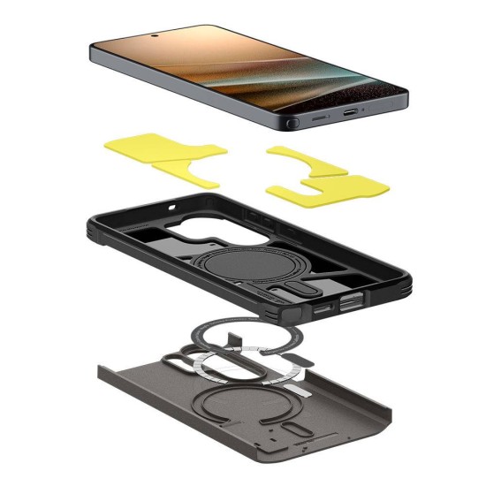 Husa Spigen Tough Armor MagSafe Samsung S26 Ultra, Gunmetal (S26 Ultra, ACS10685) by www.silkase.ro