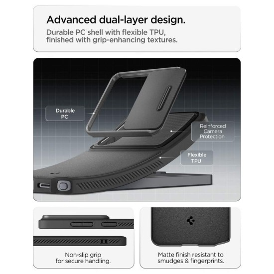 Husa Spigen Optik Armor pentru Samsung Galaxy S26 Ultra, Negru Husa Spigen Optik Armor pentru Samsung Galaxy S26 Ultra, Negru (S26 Ultra, ACS10687) by www.silkase.ro