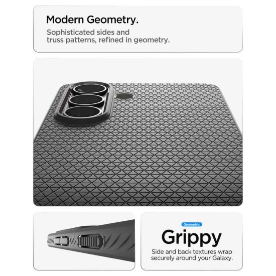 Husa Spigen Liquid Air MagSafe pentru Samsung Galaxy S26+, Gri Marmura (S26 Plus, ACS10705) by www.silkase.ro