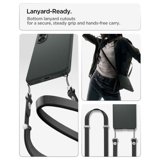Husa Spigen Liquid Air MagSafe pentru Samsung Galaxy S26+, Verde Abis (S26 Plus, ACS10706) by www.silkase.ro
