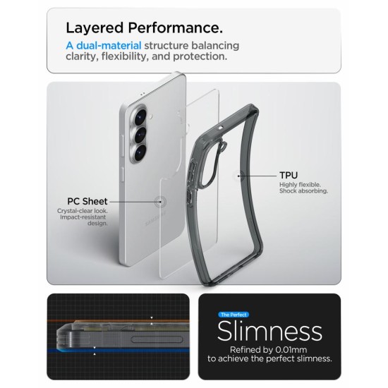 Husa Spigen Ultra Hybrid pentru Samsung Galaxy S26+, Space Crystal Husa Spigen Ultra Hybrid pentru Samsung Galaxy S26+, Space Crystal (S26 Plus, ACS10708) by www.silkase.ro