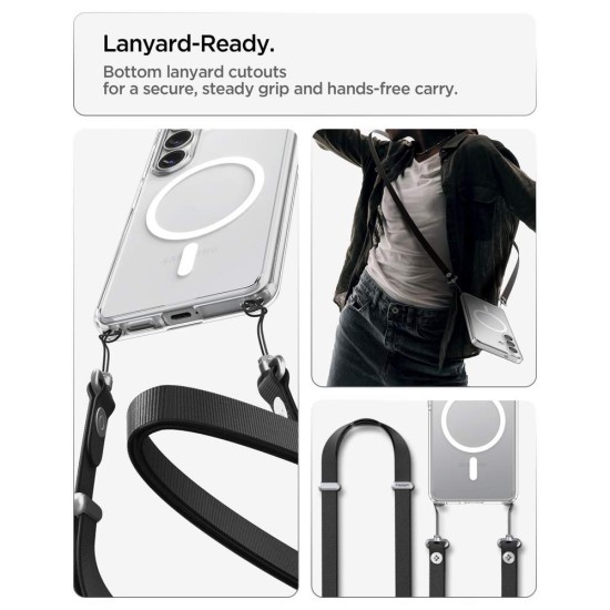 Husa Spigen Ultra Hybrid MagSafe pentru Samsung Galaxy S26+, Alb Transparent Husa Spigen Ultra Hybrid MagSafe pentru Samsung Galaxy S26+, Alb Transparent (S26 Plus, ACS10709) by www.silkase.ro