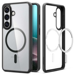 Husa Spigen Ultra Hybrid MagSafe pentru Samsung Galaxy S26+, Negru Mat