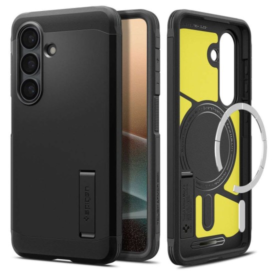 Husa Spigen Tough Armor MagSafe pentru Samsung Galaxy S26+, Negru Husa Spigen Tough Armor MagSafe pentru Samsung Galaxy S26+, Negru (S26 Plus, ACS10713) by www.silkase.ro