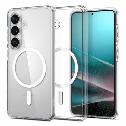 Husa Spigen Ultra Hybrid MagSafe pentru Samsung Galaxy S26, Alb Transparent Husa Spigen Ultra Hybrid MagSafe pentru Samsung Galaxy S26, Alb Transparent