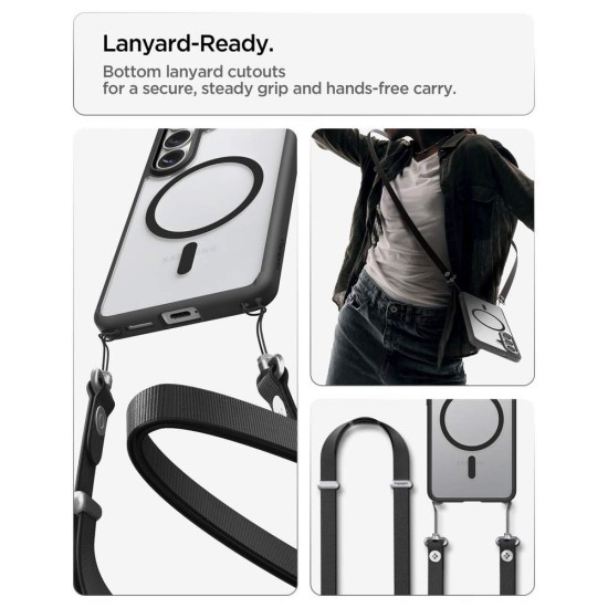 Husa Spigen Ultra Hybrid MagSafe pentru Samsung Galaxy S26, Negru Mat Husa Spigen Ultra Hybrid MagSafe pentru Samsung Galaxy S26, Negru Mat (S26, ACS10735) by www.silkase.ro