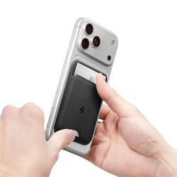 Portofel Spigen Slim Fold Tripod MagSafe cu Slot 1 Card, Negru Portofel Spigen Slim Fold Tripod MagSafe cu Slot 1 Card, Negru