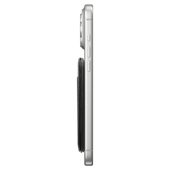 Portofel Spigen Slim Fold Tripod MagSafe cu Slot 1 Card, Negru (iPhone 17 Pro Max, AFA10751) by www.silkase.ro