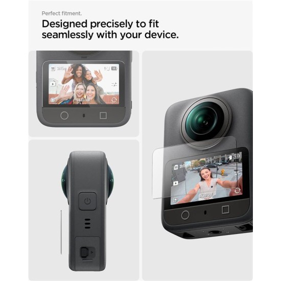 Set 2 Folii de Protecție Spigen Glass tR Slim pentru DJI Osmo 360 (Ingredi, AGL10796) by www.silkase.ro
