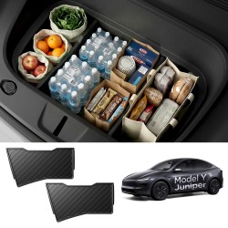 Organizator Compartiment Portbagaj Fata (Frunk) Spigen pentru Tesla Model Y (Juniper), Negru