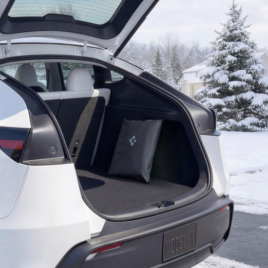 Parasolar Auto Premium Spigen pentru Tesla Model 3 și Model Y, Negru (Accesorii auto, ACP10950) by www.silkase.ro