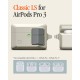 Husă Spigen Classic LS pentru AirPods Pro 3, Stone Husă Spigen Classic LS pentru AirPods Pro 3, Stone (Pro 3, ACS10978) by www.silkase.ro