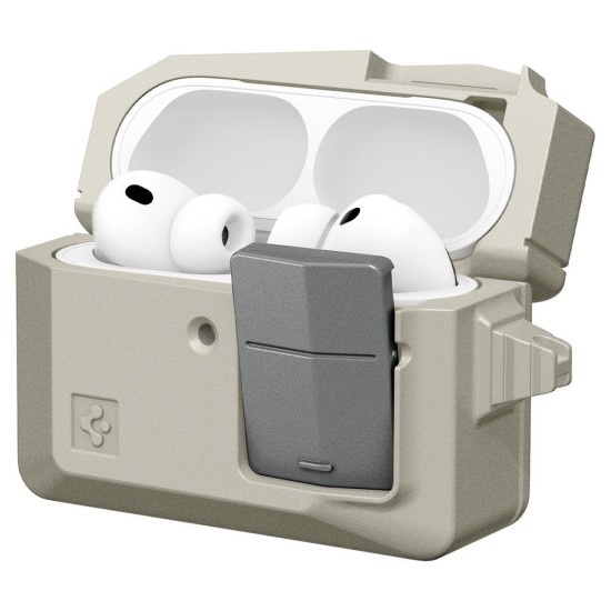 Husă Spigen Classic LS pentru AirPods Pro 3, Stone Husă Spigen Classic LS pentru AirPods Pro 3, Stone (Pro 3, ACS10978) by www.silkase.ro