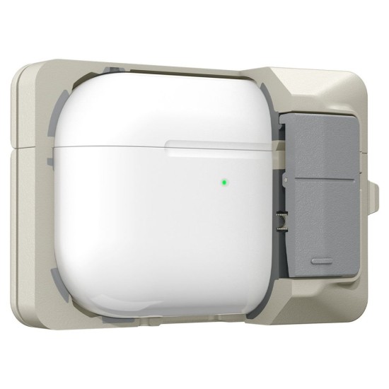Husă Spigen Classic LS pentru AirPods Pro 3, Stone Husă Spigen Classic LS pentru AirPods Pro 3, Stone (Pro 3, ACS10978) by www.silkase.ro