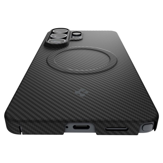 Husa Premium Spigen Air Skin Aramid MagSafe pentru Samsung Galaxy S26 Ultra, Black (S26 Ultra, ACS11029) by www.silkase.ro