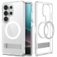 Husa Spigen Ultra Hybrid S MagSafe pentru Samsung Galaxy S26 Ultra, Alb Transparent (S26 Ultra, ACS11032) by www.silkase.ro