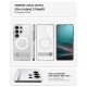 Husa Spigen Ultra Hybrid S MagSafe pentru Samsung Galaxy S26 Ultra, Alb Transparent (S26 Ultra, ACS11032) by www.silkase.ro