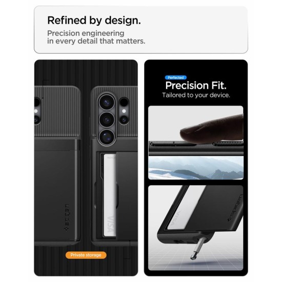 Husa Spigen Slim Armor CS pentru Samsung Galaxy S26 Ultra, Negru (S26 Ultra, ACS11036) by www.silkase.ro