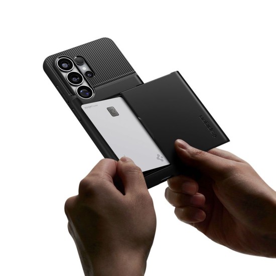 Husa Spigen Slim Armor CS pentru Samsung Galaxy S26 Ultra, Negru (S26 Ultra, ACS11036) by www.silkase.ro