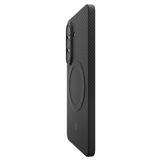Husa Spigen Air Skin Aramid MagSafe pentru Samsung Galaxy S26+, Black Husa Spigen Air Skin Aramid MagSafe pentru Samsung Galaxy S26+, Black (S26 Plus, ACS11048) by www.silkase.ro