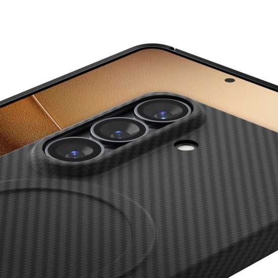 Husa Spigen Air Skin Aramid MagSafe pentru Samsung Galaxy S26, Fibra Aramid, Black (S26, ACS11059) by www.silkase.ro