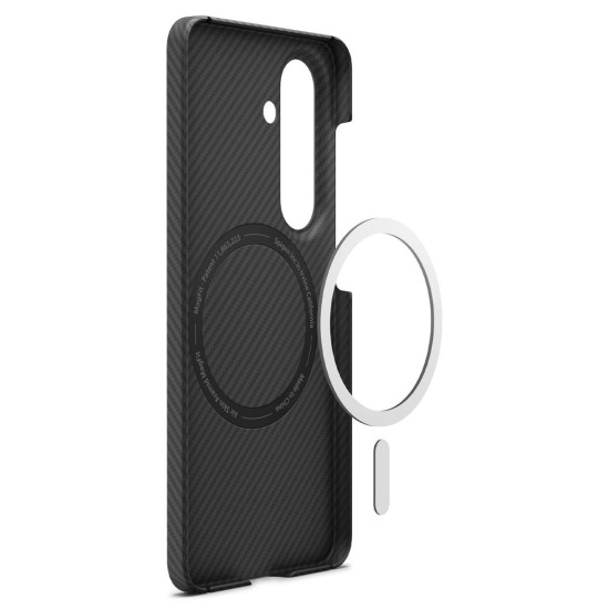 Husa Spigen Air Skin Aramid MagSafe pentru Samsung Galaxy S26, Fibra Aramid, Black (S26, ACS11059) by www.silkase.ro