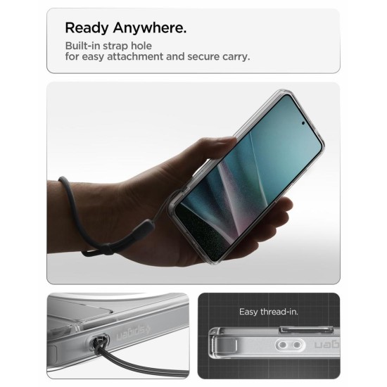 Husa Spigen Ultra Hybrid S MagSafe pentru Samsung Galaxy S26, Alb Transparent (S26, ACS11061) by www.silkase.ro